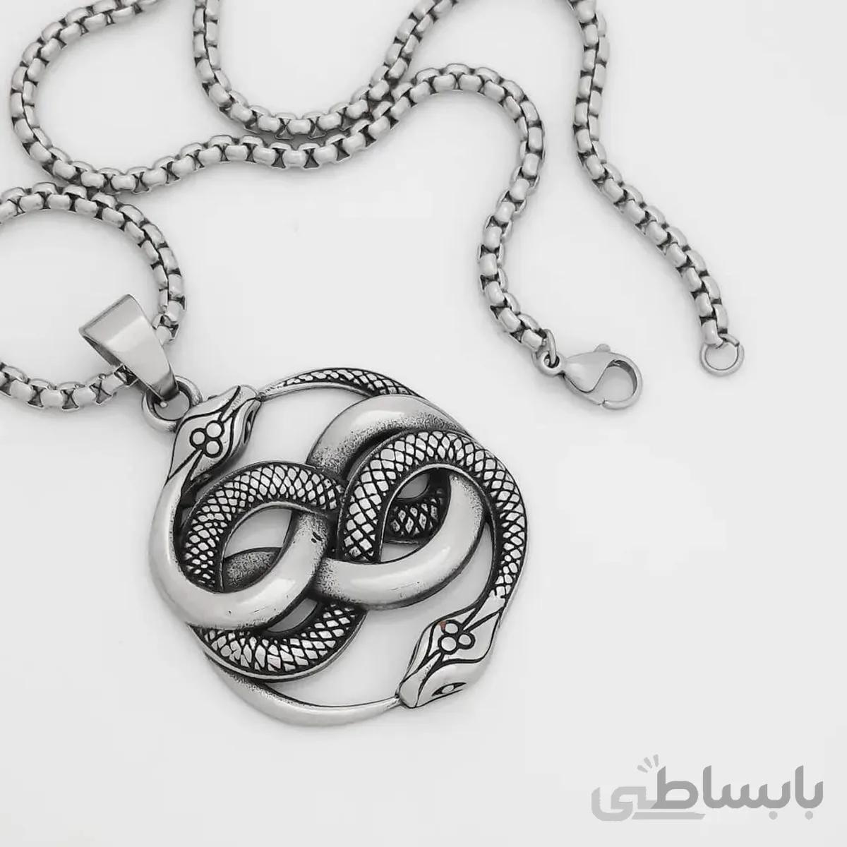 گردنبند طرح مار کد nc5