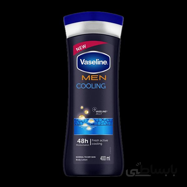 لوسیون بدن مردانه مرطوب کننده و خنک کننده وازلین – Vaseline در حجم 400 میلی لیتر