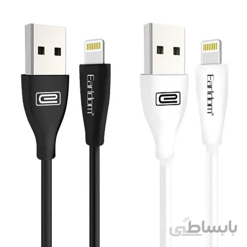 کابل شارژ لایتنینگ ارلدام مدل EC-087i طول ۱متر