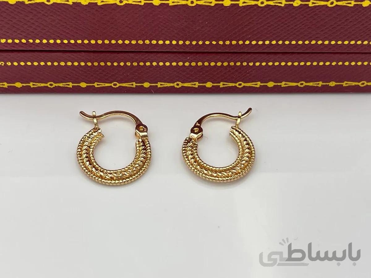 گوشواره ژوپینگ حلقه ای طرح خاص