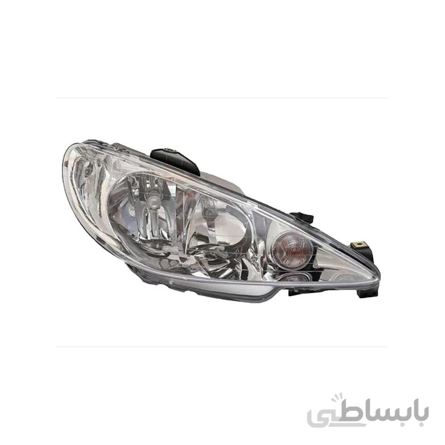 چراغ جلو سمت راست شاگرد مدرن مناسب پژو 206