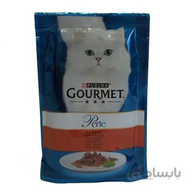 پوچ Gourmet مخصوص گربه بالغ تهيه شده از گوشت گاو در سس - 85 گرم