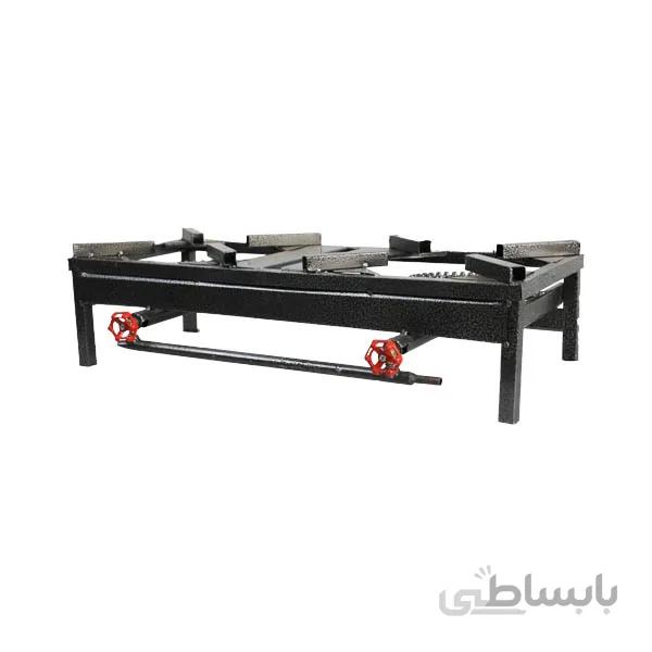 اجاق گاز پروفیلی دو شعله رو میزی نوین افشان