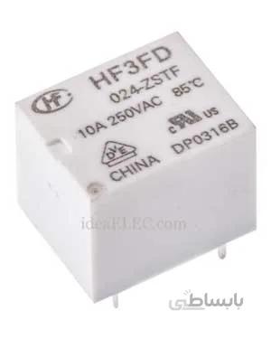 رله 24 ولت 10 آمپر 5 پین میلون مدلHONGFA HF3FD-024-ZSTF