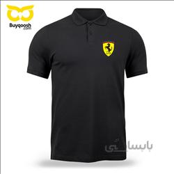 پولوشرت مردانه مشکی فراری