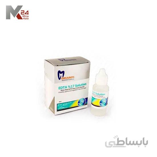 EDTA 17% Solution ﻣﺤﻠﻮل EDTA ﻫﻔﺪه درﺻﺪ، ﺿﺪ ﻋﻔﻮﻧﯽ ﮐﻨﻨﺪه ﮐﺎﻧﺎل و اﯾﻨﺴﺘﺮوﻣﻨﺖ، 30 ﻣﯿﻠﯽ ﻟﯿﺘﺮ