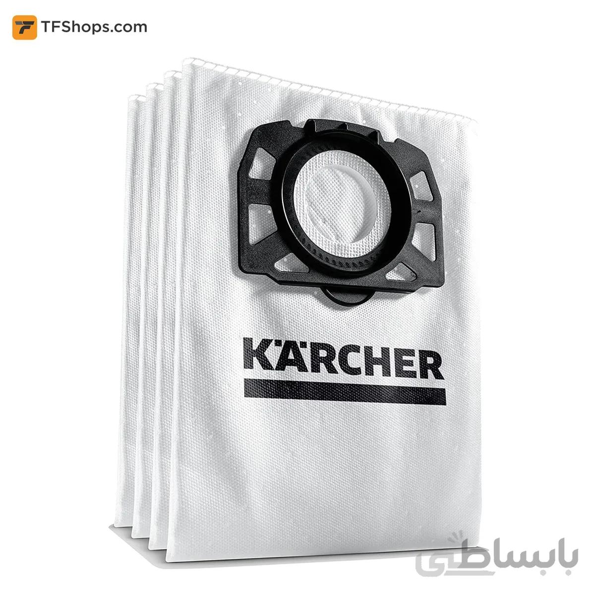 پاکت جاروبرقی کرشر بسته 4عددی مدل 28630060 ا Fleece filter bag WD