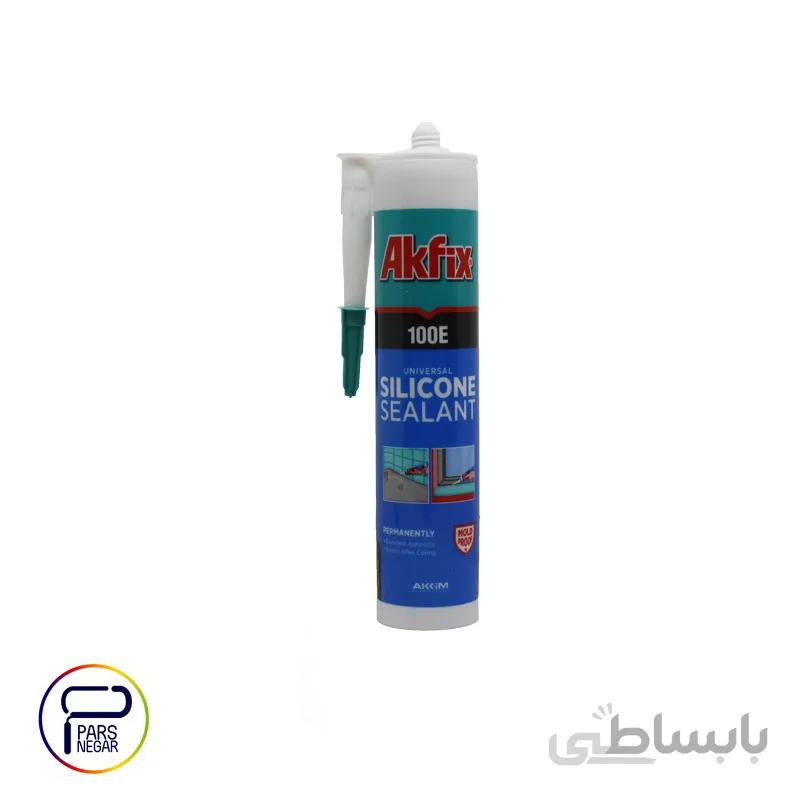 چسب سیلیکون طوسی آک فیکس ۲۸۰ میلی لیتر