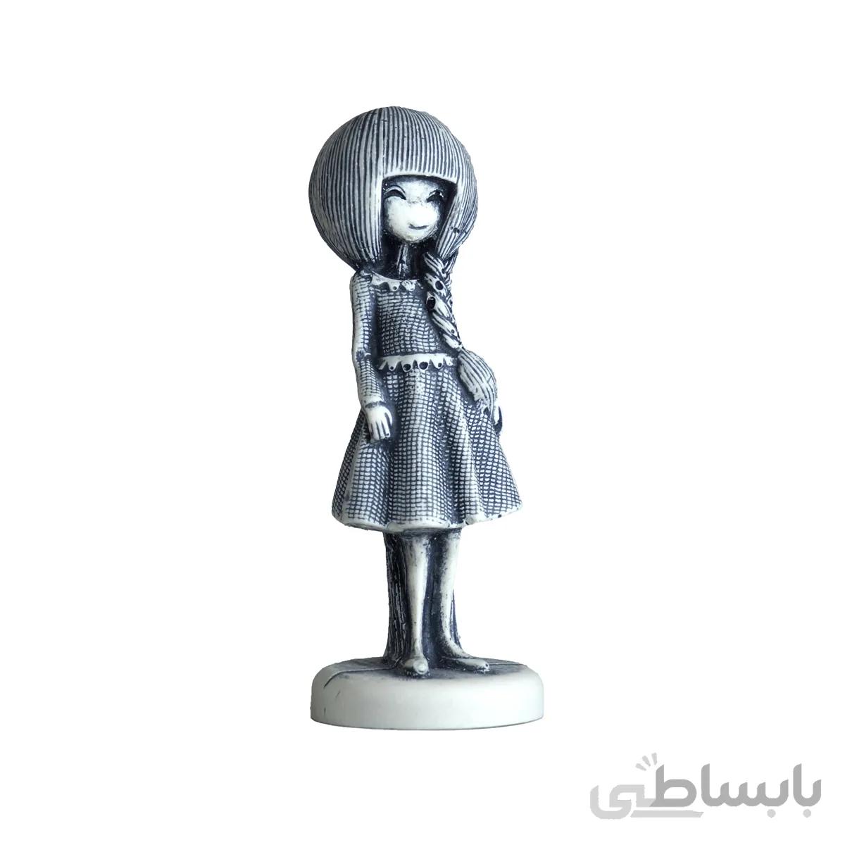 مجسمه دختر مو بلند