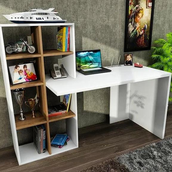 میز تحریر و کتابخانه لمکده مدل Nikta