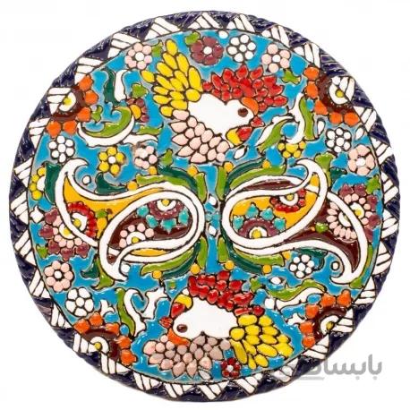 بشقاب مینا کاری 15 سانتی متر کد 8508480