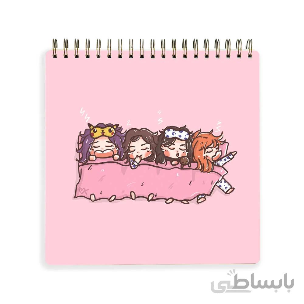 دفترچه يادداشت black pink کد 10100193