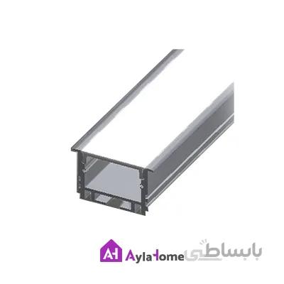 پروفیل آلومینیومی نور خطی 3 سانتی 3-905 کد L30 (شاخه 3 متری)