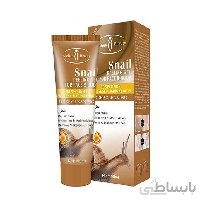 ژل لایه بردار صورت آیچون بیوتی مدل حلزون