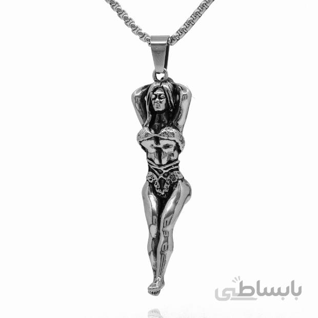 گردنبند زنانه بدنسازی کدw129
