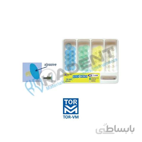 کیت دیسک پرداخت بدون مرکز 4 رنگ 40 عددی و ماندرل – Tor Vm