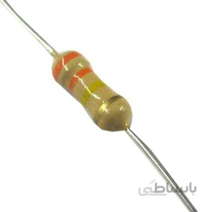 مقاومت 330 کیلو اهم 1/4 وات 5 درصد | 330K