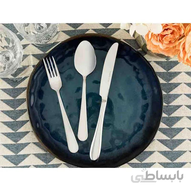 سرویس قاشق و چنگال 18 پارچه مدل Crown مادام کوکو
