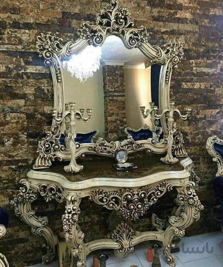 آینه کنسول عروس فایبرگلاس کد ۱۰۲۲۵۸