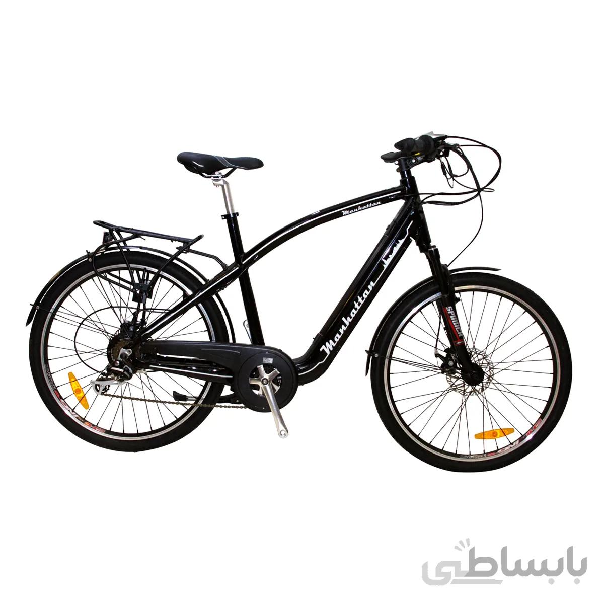 دوچرخه برقی دی کی سیتی مدل Manhattan سایز 28 - سایز 17.5