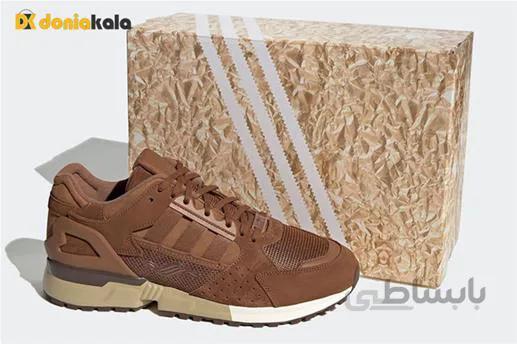 کفش پیاده روی و اسپرت اورجینال آدیداس زد ایکس 10000 سی ADIDAS ZX 10.000 C SCHOKOHASE GX7576 ا Original walking and sports shoes ADIDAS ZX 10000 C SCHOKOHASE GX7576