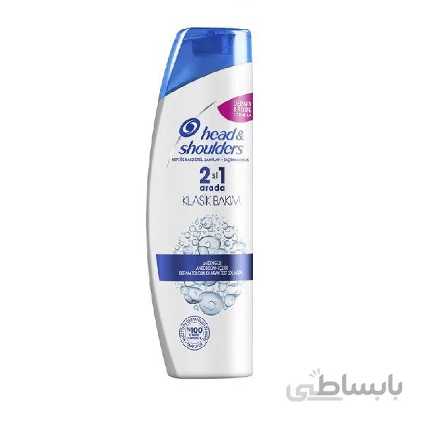 شامپو مو ضدشوره ومراقبت مو 2*1 هد & شولدرز - head & shoulders با حجم 400ml