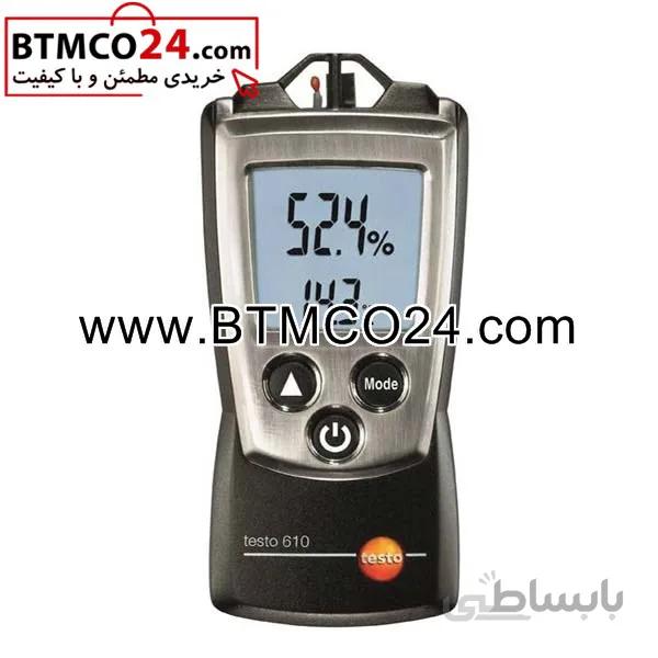 دما و رطوبت سنج جیبی تستو مدل TESTO 610 ا Temperature Data Logger TESTO 610