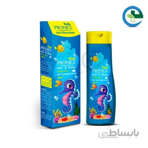 شامپو سر و بدن کودک پرونایس 300 میلی لیتر