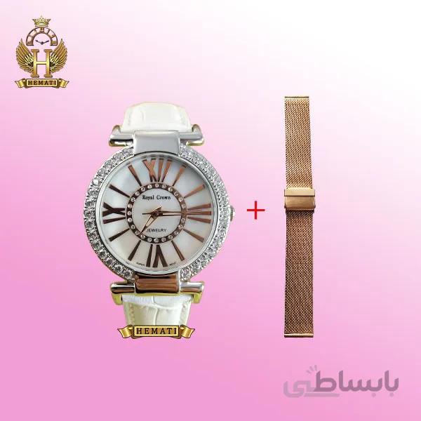ساعت زنانه رویال کرون Royal Crown 6116 نگین دار