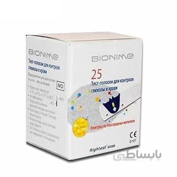نوار تست قند خون بایونیم Bionime ا Bionime Blood Glucose Test Strips