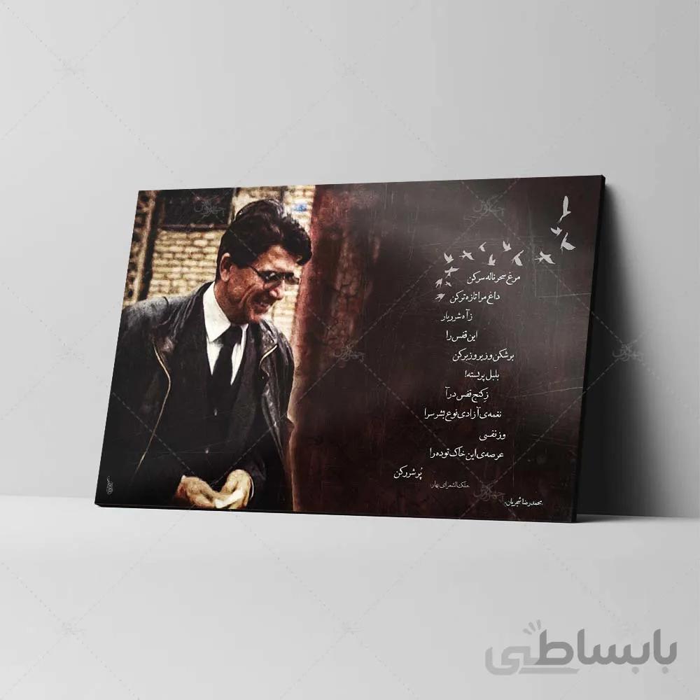 تابلو شاسی طرح محمدرضا شجریان کد 4G145