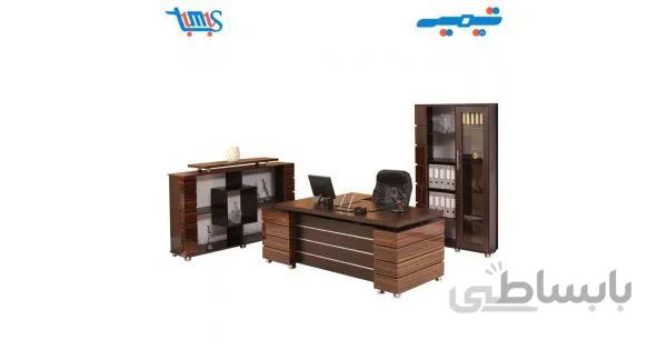 ست میز مدیریت و کتابخانه و ویترین آرتا