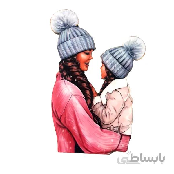 تاپر تزیین کیک بهگز مدل مادر و دختر