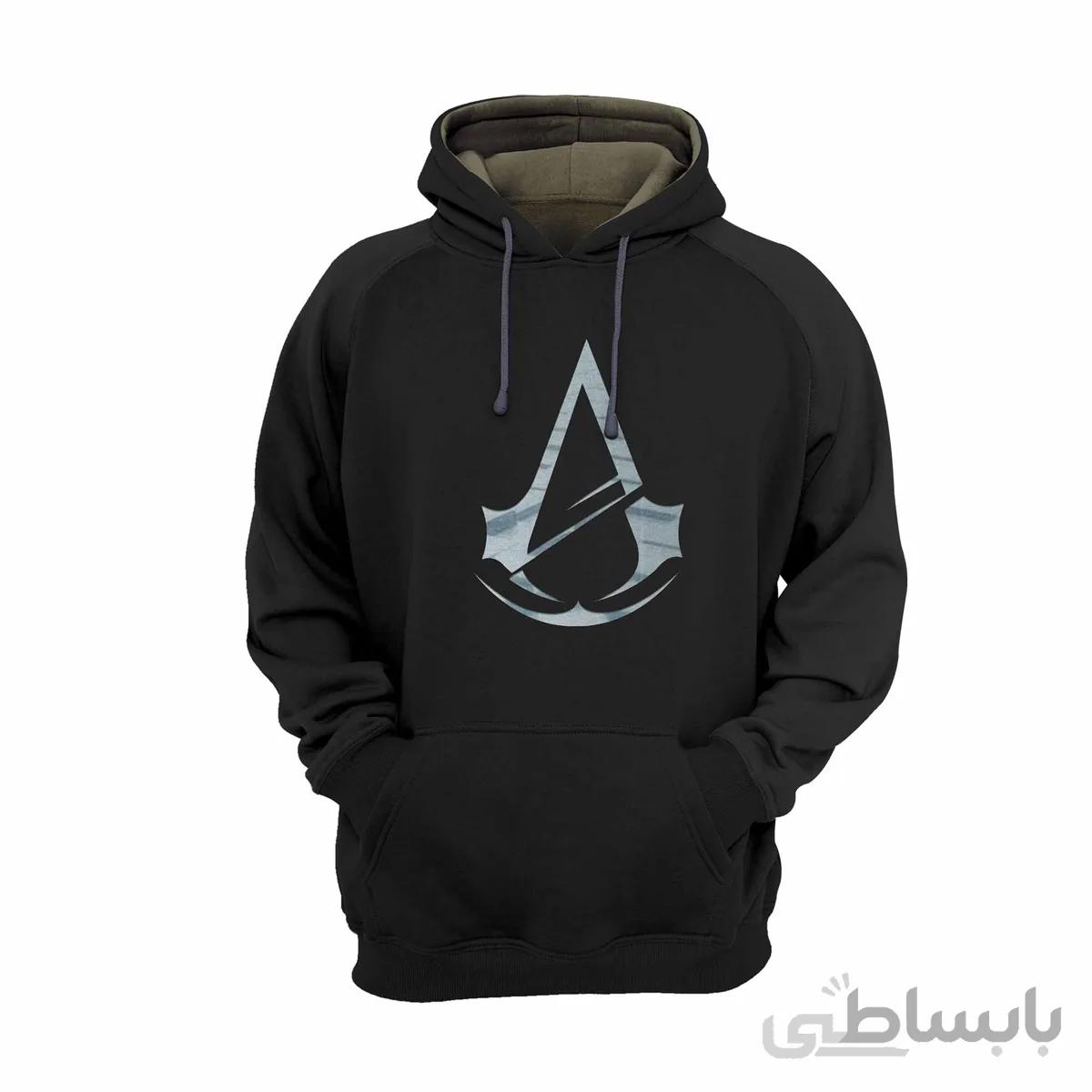 هودی مشکی طرح بازی assassin's creed