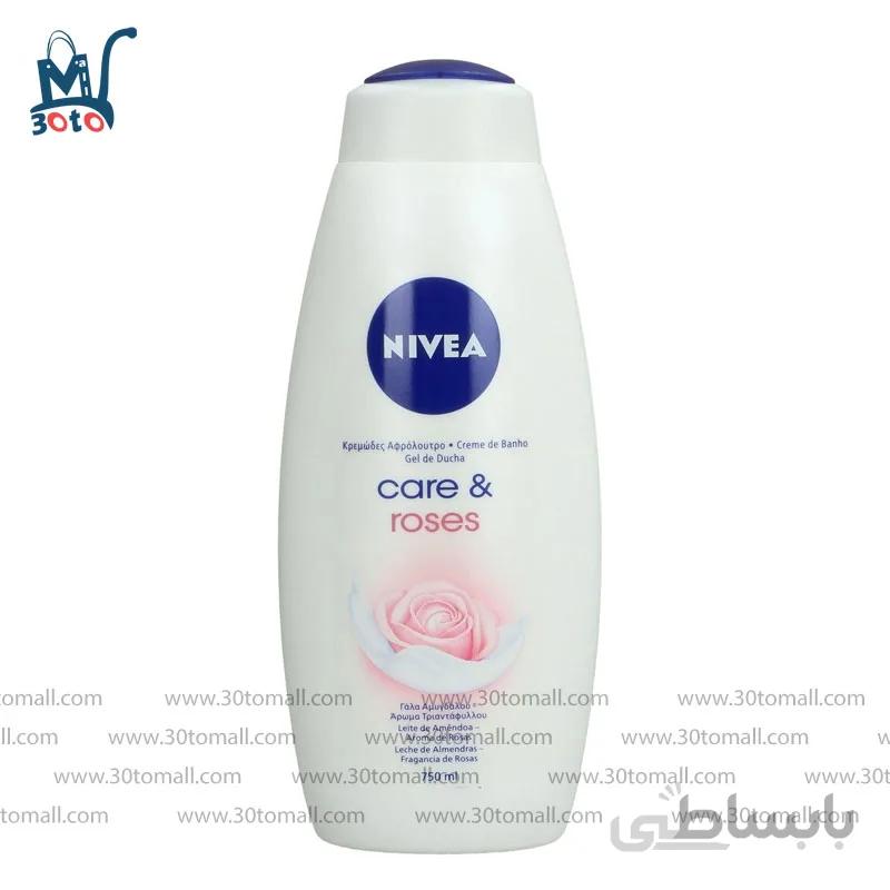 شامپو بدن نیوا مدل care and roses حجم 750 میل