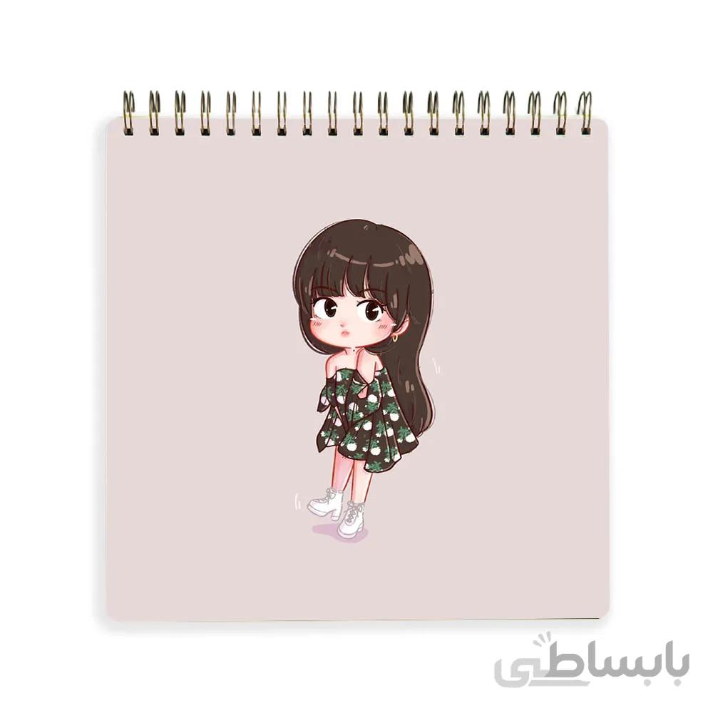 دفترچه يادداشت black pink کد 10100221