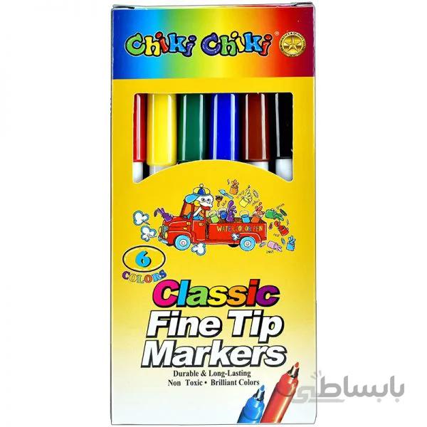 ماژیک 6 رنگ چیکی چیکی ا Chiki Chiki 6 Colors Painting Marker