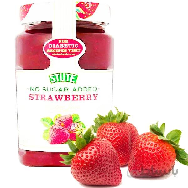 مربا دیابتی توت فرنگی اشتوت STUTE Strawberry بدون شکر تولید آلمان