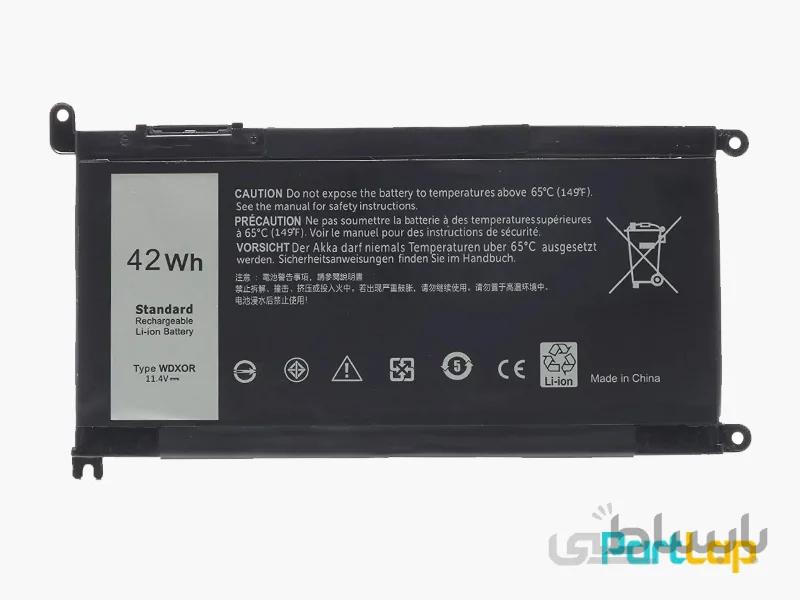 باتری 3 سلولی WDXOR لپ تاپ دل Inspiron 13 7378 ، 15 7579