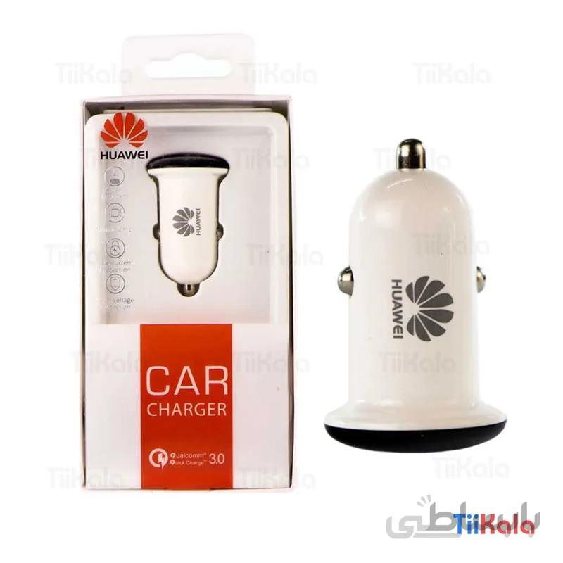 شارژر فندکی هواوی فست QUALCOMM QUICK CHARGE 3 به همراه کابل میکرو یو اس بی