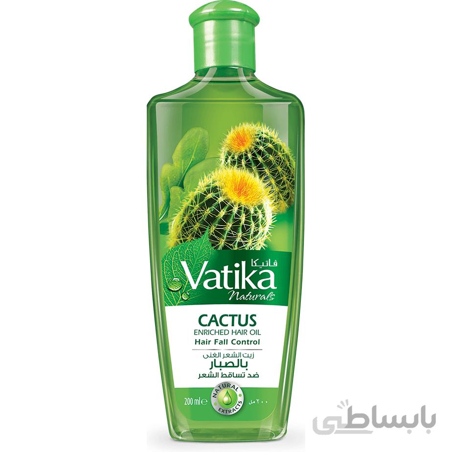 روغن مو واتیکا Vatika مدل Cactus Enriched