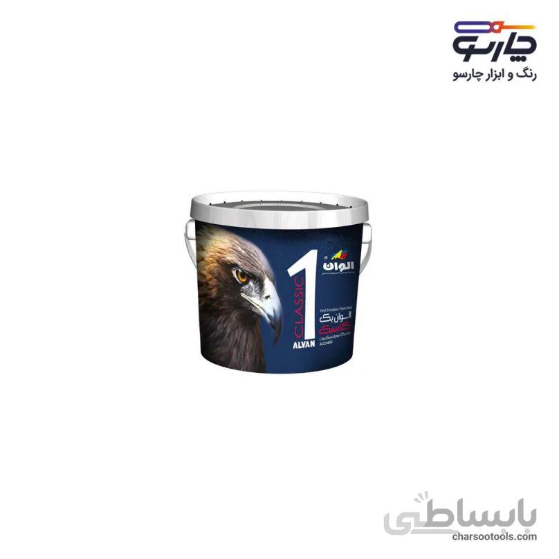 رنگ نیم پلاستیک درجه1 کلاسیک الوان 4کیلویی