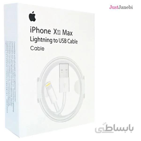 کابل شارژر اورجینال آیفون Apple iphone XS MAX