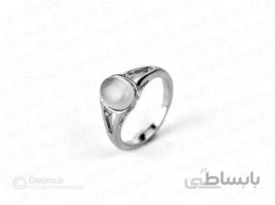 انگشتر سنگ ماه بلا سوان 12374