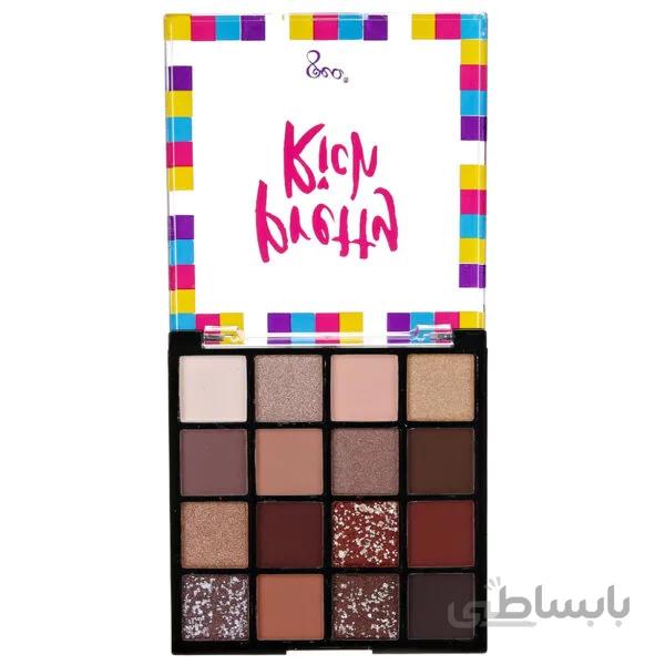 پالت سایهی چشم 16 رنگ pretty rich
