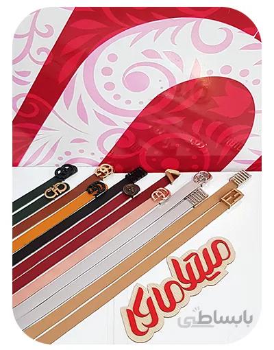 کد 1030 کمربند دخترانه 2 سانتی طرح ساده