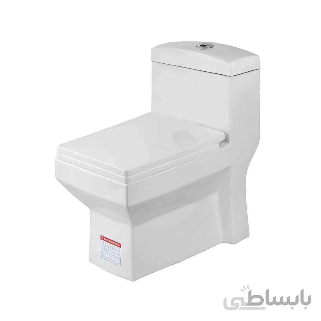 توالت فرنگی گلسار مدل آستر ساده 60