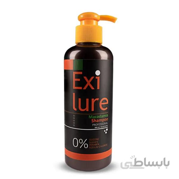 شامپو بدون سولفات Exilure مدل Macadamia حجم 300 میل