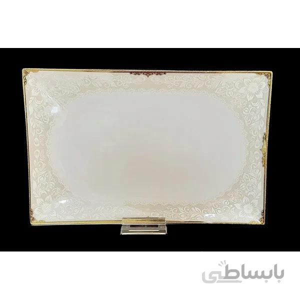 دیس کوچک( دیس 34) چینی تقدیس قالب شارلوت گل آرایی آرمیتاژ طلا