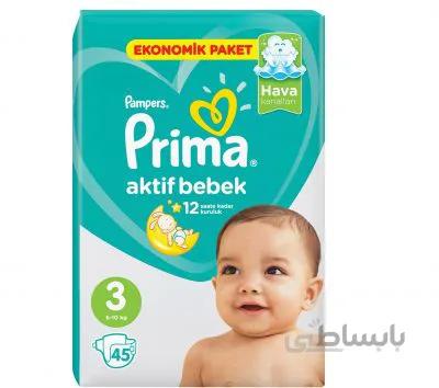 پوشک پریما پمپرز ترکیه سایز 3